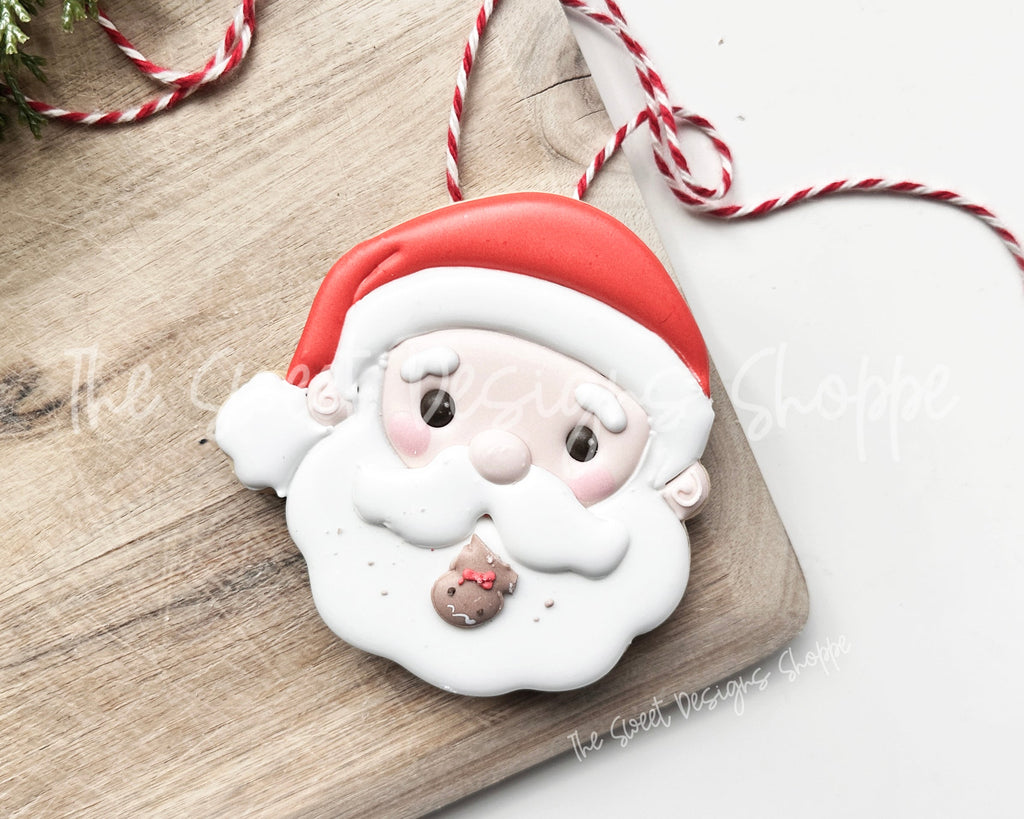 Cookie Cutters - Santa Claus Face 2024 - Cookie Cutter - The Sweet Designs Shoppe - - ALL, Christmas, Christmas / Winter, Christmas Cookies, Cookie Cutter, new, Promocode, Santa, Santa Claus, Santa Face, STL