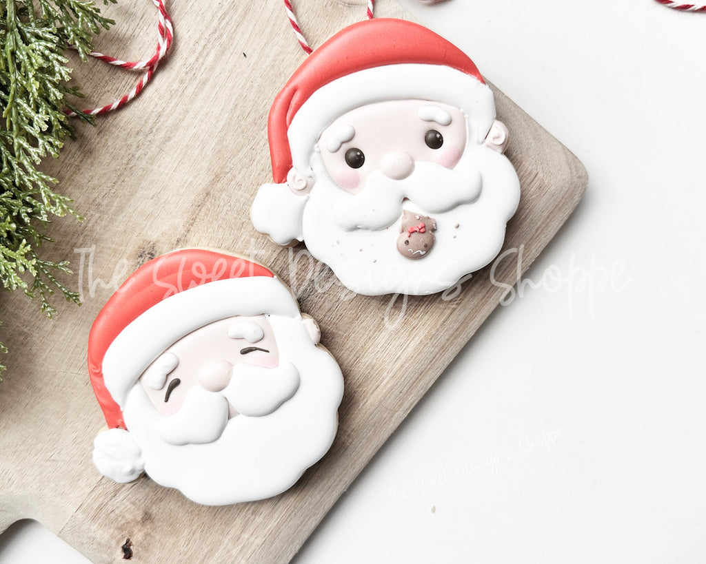 Cookie Cutters - Santa Claus Face 2024 - Cookie Cutter - The Sweet Designs Shoppe - - ALL, Christmas, Christmas / Winter, Christmas Cookies, Cookie Cutter, new, Promocode, Santa, Santa Claus, Santa Face, STL