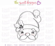 Cookie Cutters - Santa Face 2021 - Cookie Cutter - The Sweet Designs Shoppe - TSDS - - ALL,Christmas,Christmas / Winter,Christmas Cookies,Cookie Cutter,home,Promocode,STL
