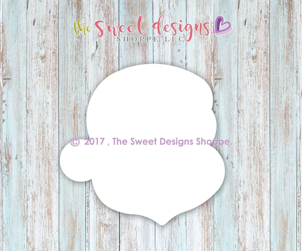 Cookie Cutters - Santa Face Favorite - Cookie Cutter - The Sweet Designs Shoppe - TSDS - - ALL,Christmas,Christmas / Winter,Christmas Cookies,ChristmasTop15,Cookie Cutter,cookie cutters,Promocode,Santa Claus,STL,Winter