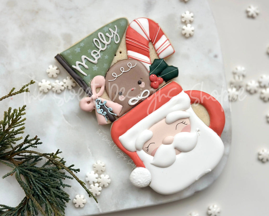 Cookie Cutters - Santa & Ginger Boy Mug Set - 2 Piece Set - Cookie Cutters - The Sweet Designs Shoppe - - ALL, Christmas, Christmas / Winter, Christmas Cookies, claus, clause, Cookie Cutter, Ginger boy, ginger bread, Ginger girl, Ginger set, Gingerboy, gingerbread, gingerbread man, gingerbread mug, Gingergirl, Mrs Claus, MRS Clause, MrsClaus, MrsClausFace, Promocode, regular sets, Santa, Santa Claus, Santa Face, set, sets