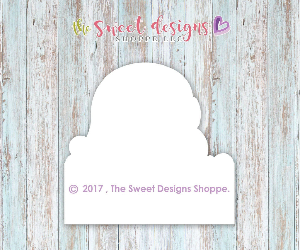 Cookie Cutters - Santa Plaque - Cookie Cutter - The Sweet Designs Shoppe - - ALL, Christmas, Christmas / Winter, Cookie Cutter, Personalized, Plaque, Promocode