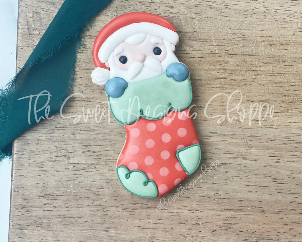 Cookie Cutters - Santa Stocking - Cookie Cutter - The Sweet Designs Shoppe - - ALL, Christmas, Christmas / Winter, Christmas Cookies, Cookie Cutter, home, Promocode