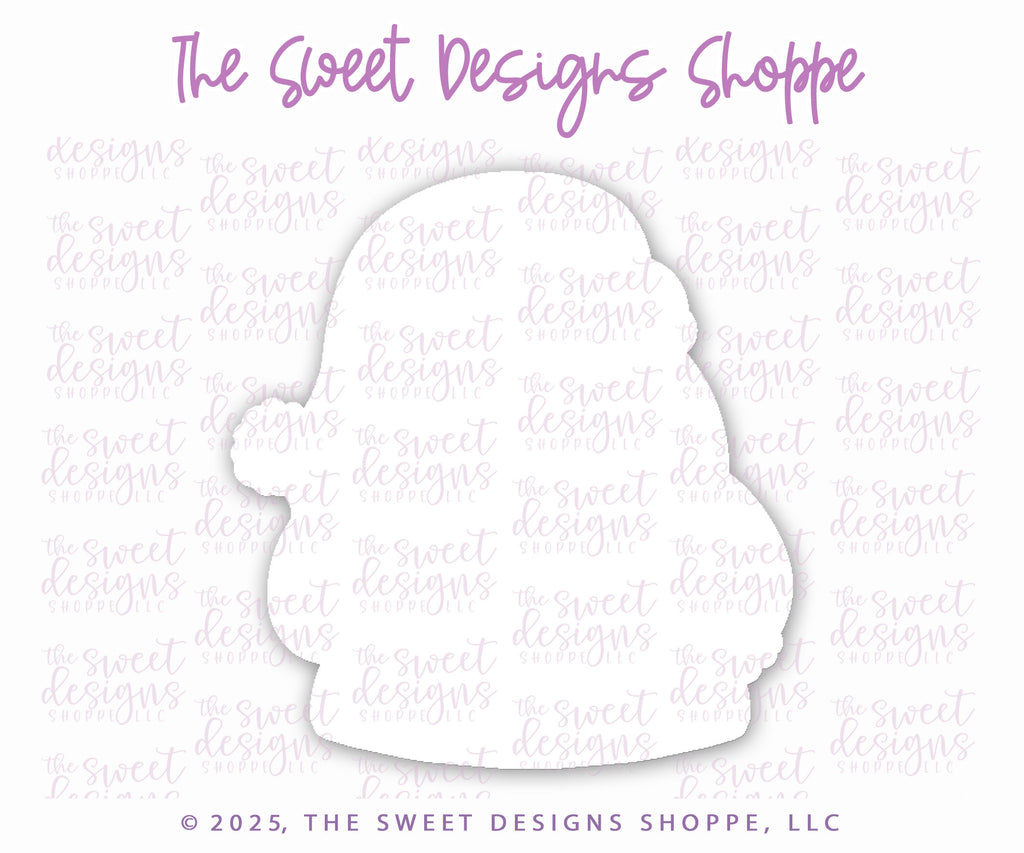 Cookie Cutters - Santa with Cookie & Holly Jolly Plaque Cookie Cutter Set - Set of 2 - Cookie Cutters - The Sweet Designs Shoppe - TSDS - - ALL,Christmas,Christmas / Winter,claus,clause,Cookie Cutter,new,PLAQUES HANDLETTERING,Promocode,regular sets,Santa,Santa Claus,Santa Face,set,STL