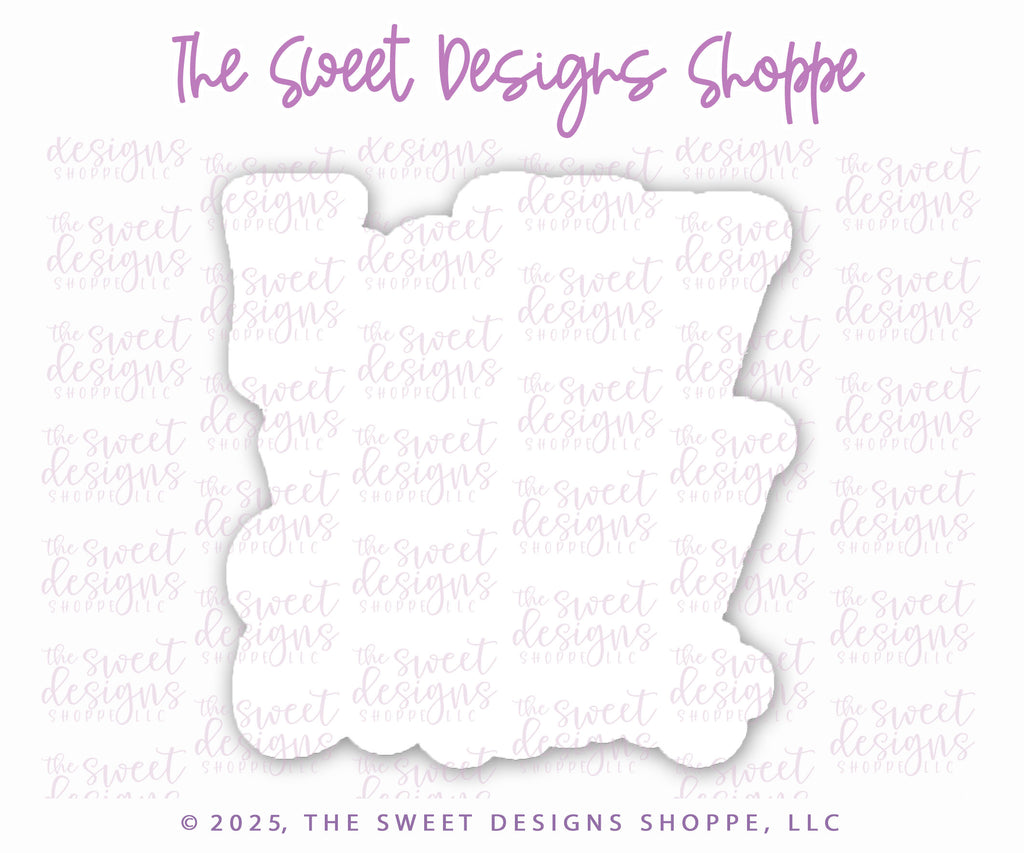 Cookie Cutters - Santa with Cookie & Holly Jolly Plaque Cookie Cutter Set - Set of 2 - Cookie Cutters - The Sweet Designs Shoppe - TSDS - - ALL,Christmas,Christmas / Winter,claus,clause,Cookie Cutter,new,PLAQUES HANDLETTERING,Promocode,regular sets,Santa,Santa Claus,Santa Face,set,STL