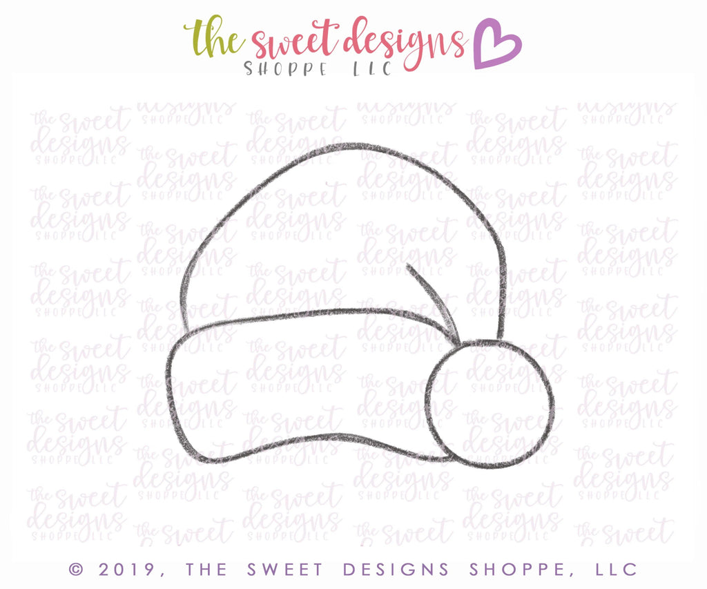 Cookie Cutters - Santa's Hat 2019 - Cookie Cutter - The Sweet Designs Shoppe - TSDS - - ALL,Christmas,Christmas / Winter,Christmas Cookies,Clothes,clothing,Clothing / Accessories,Cookie Cutter,Promocode,Santa