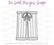 Cookie Cutters - Santa's Pajama Bottom - Cookie Cutter - The Sweet Designs Shoppe - TSDS - - ALL,Christmas,Christmas / Winter,Christmas Cookies,Clothes,Cookie Cutter,home,Pajama,Promocode,STL