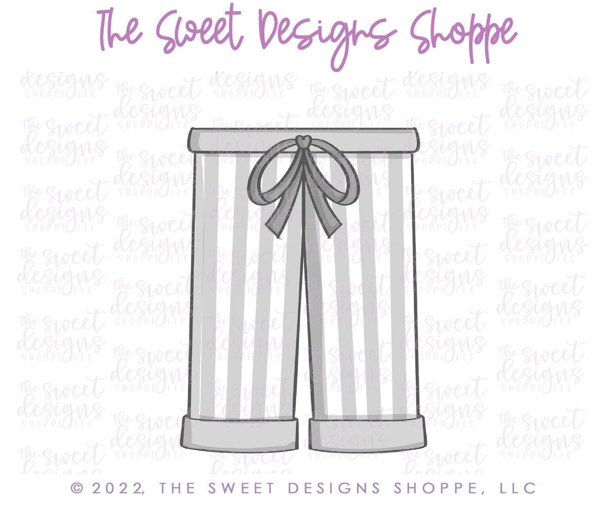 Cookie Cutters - Santa's Pajama Bottom - Cookie Cutter - The Sweet Designs Shoppe - TSDS - - ALL,Christmas,Christmas / Winter,Christmas Cookies,Clothes,Cookie Cutter,home,Pajama,Promocode,STL