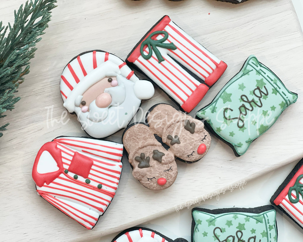 Cookie Cutters - Santa's Sleeping Accessories Set - Cookie Cutters - Set of 5 - The Sweet Designs Shoppe - - ALL, Christmas, Christmas / Winter, Christmas Cookies, Cookie Cutter, Mini Sets, Promocode, regular sets, Santa, Santa Claus, set