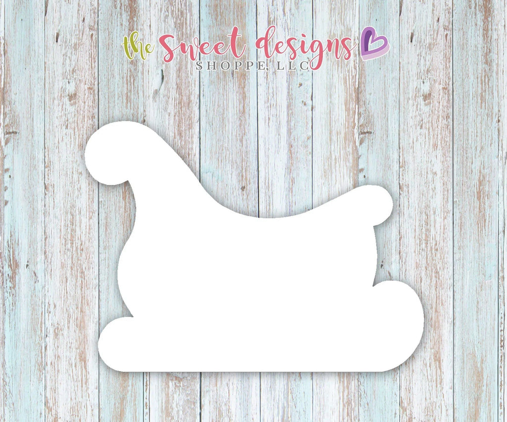 Cookie Cutters - Santas Sleigh - Cookie Cutter - The Sweet Designs Shoppe - TSDS - - 