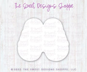 Cookie Cutters - Santa's Slippers - Cookie Cutter - The Sweet Designs Shoppe - TSDS - - ALL,Christmas,Christmas / Winter,Cookie Cutter,Pajama,Plaque,Promocode,Santa,Santa Claus,Slippers,STL