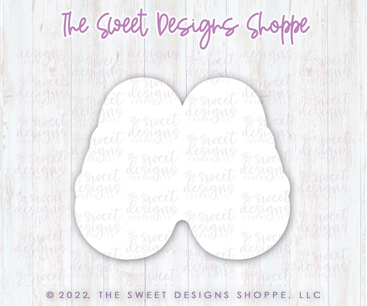 Cookie Cutters - Santa's Slippers - Cookie Cutter - The Sweet Designs Shoppe - TSDS - - ALL,Christmas,Christmas / Winter,Cookie Cutter,Pajama,Plaque,Promocode,Santa,Santa Claus,Slippers,STL