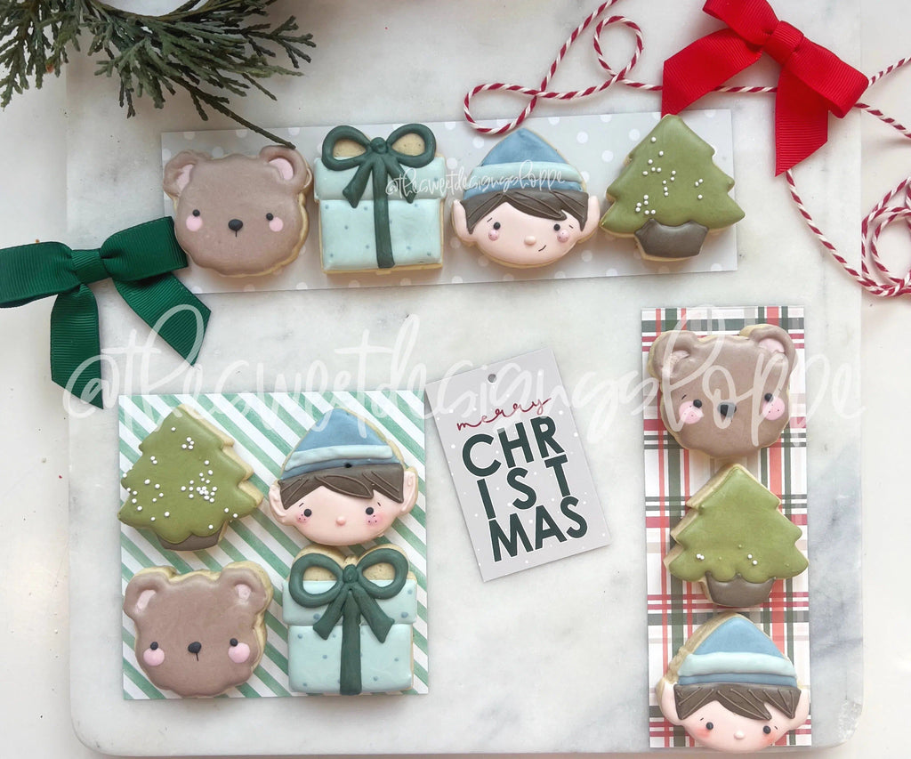 Cookie Cutters - Santa's Workshop Mini Set - Set of 4 - Cookie Cutters - The Sweet Designs Shoppe - TSDS - - ALL,Christmas,Christmas / Winter,Cookie Cutter,Elf,elf face,elf on the shelf,Mini Sets,Promocode,regular sets,set,Winter
