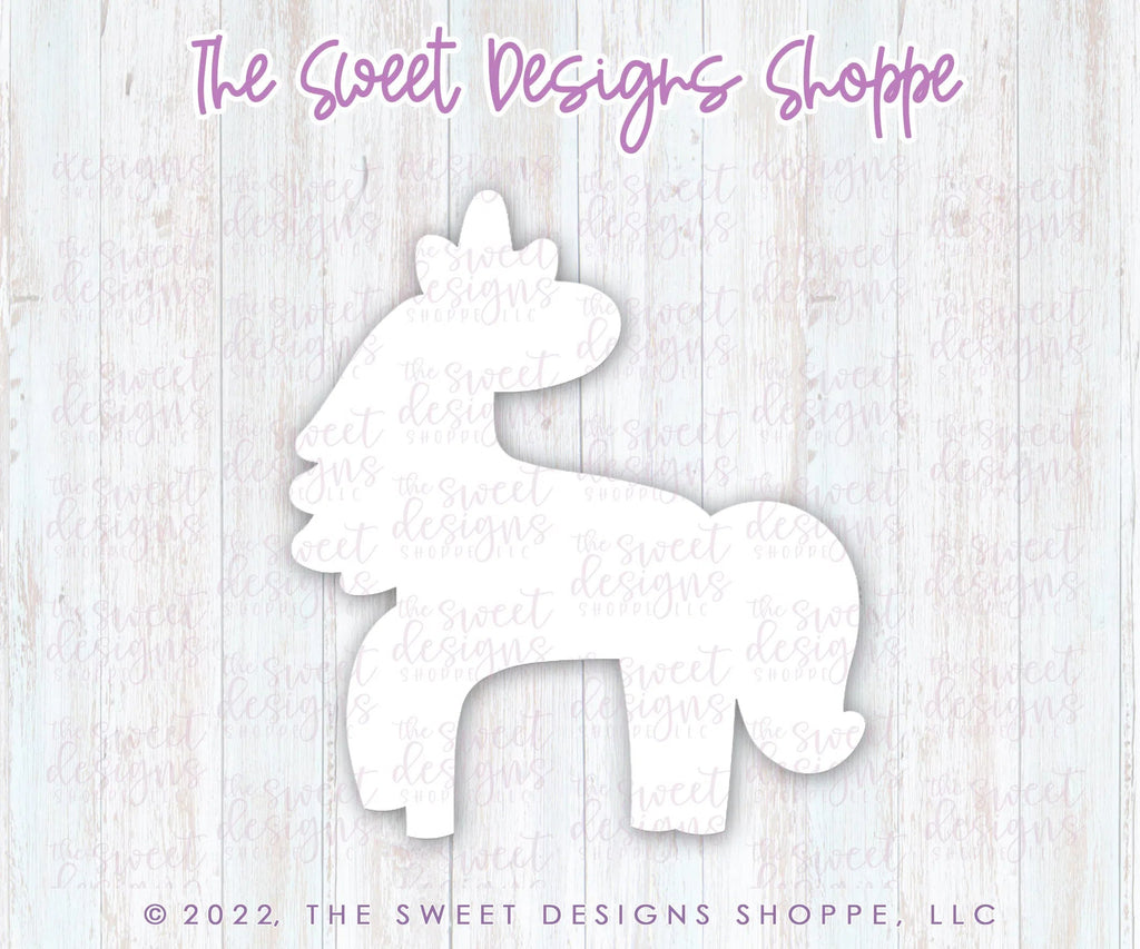 Cookie Cutters - Sara's Turning Unicorn - Cookie Cutter - Sweet Designs Shoppe - - ALL, Birthday, Cookie Cutter, Fantasy, kid, kids, Kids / Fantasy, Promocode
