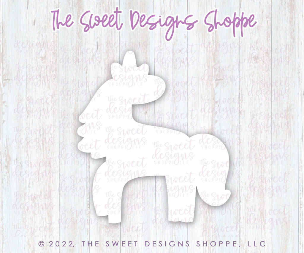 Cookie Cutters - Sara's Turning Unicorn - Cookie Cutter - The Sweet Designs Shoppe - - ALL, Birthday, Cookie Cutter, Fantasy, kid, kids, Kids / Fantasy, Promocode