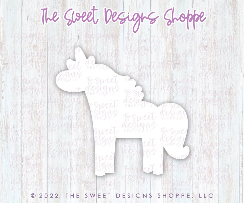 Cookie Cutters - Sara's Unicorn - Cookie Cutter - The Sweet Designs Shoppe - - ALL, Birthday, Cookie Cutter, Fantasy, kid, kids, Kids / Fantasy, Promocode