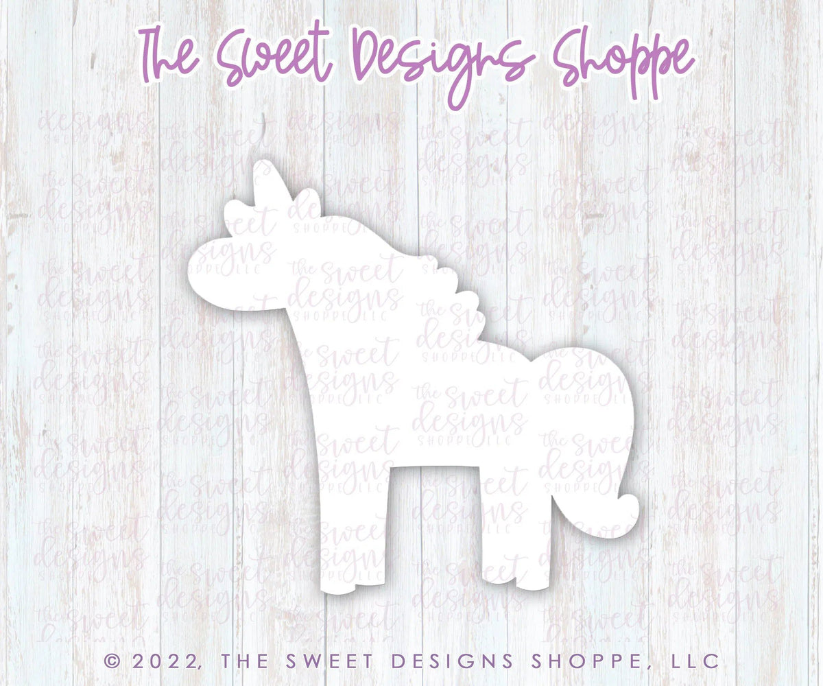 Cookie Cutters - Sara's Unicorn - Cookie Cutter - The Sweet Designs Shoppe - TSDS - - ALL,Birthday,Cookie Cutter,Fantasy,kid,kids,Kids / Fantasy,Promocode,STL