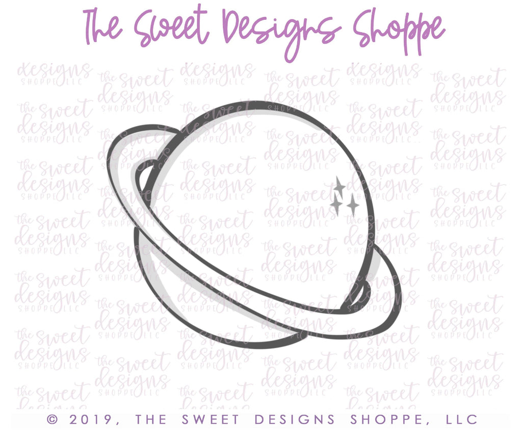 Cookie Cutters - Saturn - Cookie Cutter - Sweet Designs Shoppe - - 2018, ALL, constellations, Cookie Cutter, Miscellaneous, Promocode, space, Valentine's, valentines collection 2018