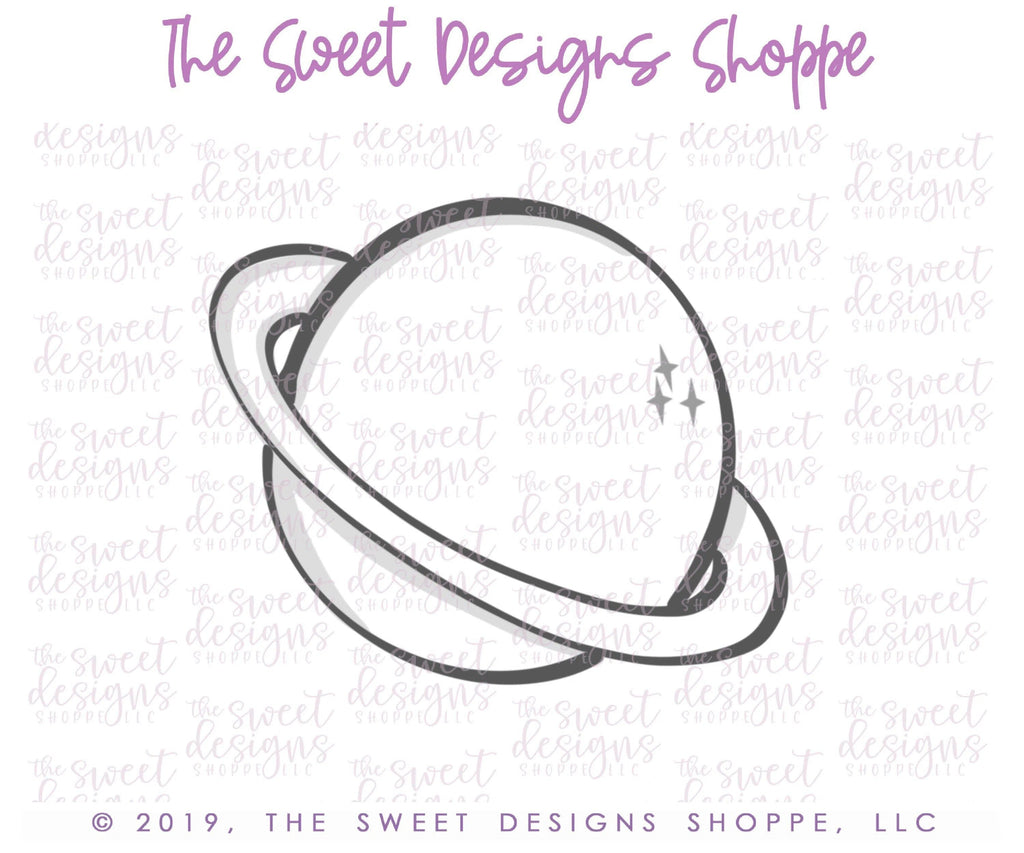 Cookie Cutters - Saturn - Cookie Cutter - The Sweet Designs Shoppe - TSDS - - ALL,constellations,Cookie Cutter,Miscellaneous,Promocode,space,STL,Valentine's