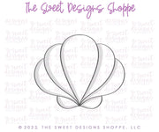 Cookie Cutters - Scallop Shell - Cookie Cutter - The Sweet Designs Shoppe - TSDS - - ALL,Cookie Cutter,Lady Milk Stache,Lady MilkStache,LadyMilkStache,ocean,Promocode,sea,Seashell,STL,Summer,under the sea