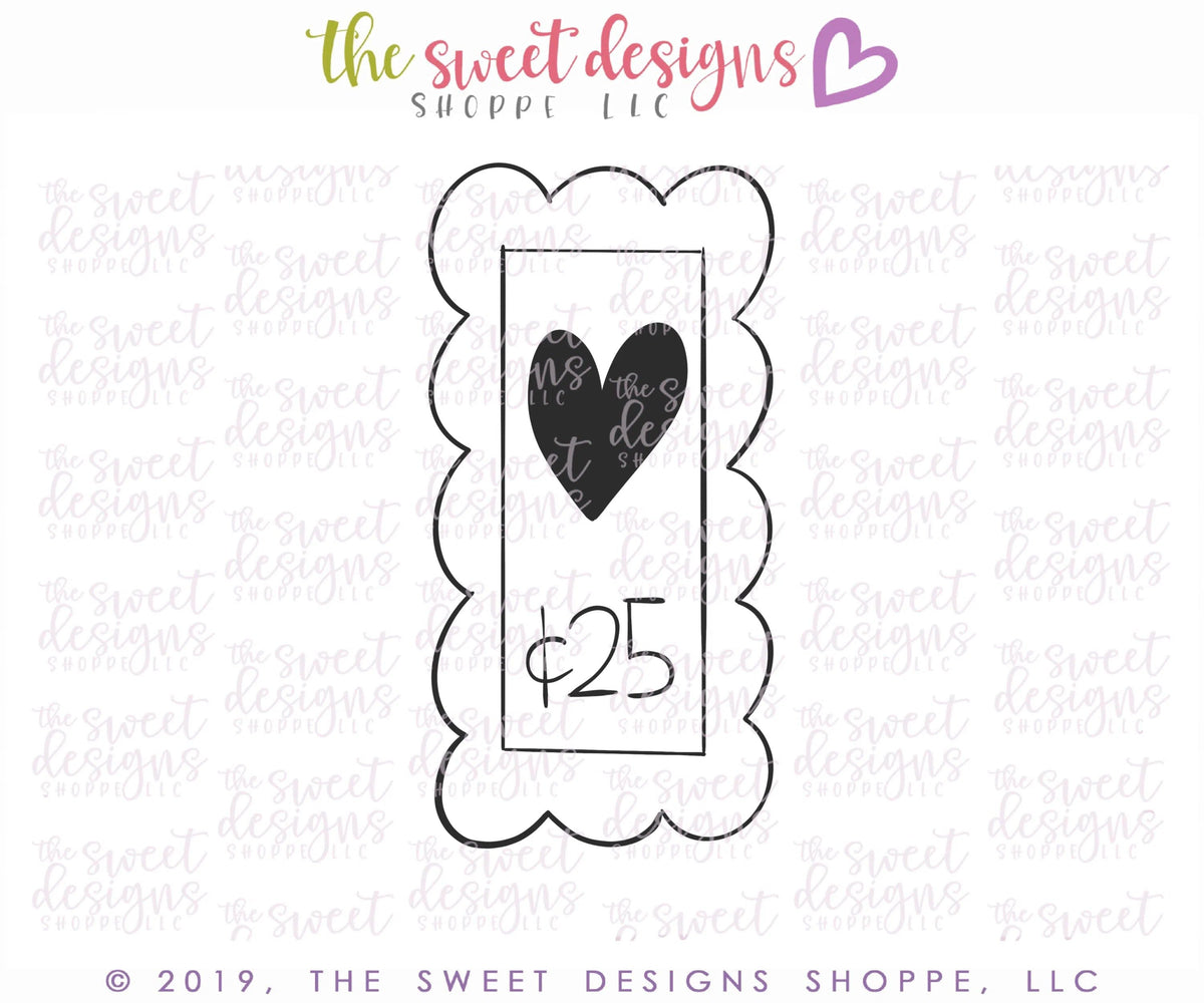 Cookie Cutters - Scallop Tall Stamp - Cookie Cutter - The Sweet Designs Shoppe - TSDS - - ALL,Cookie Cutter,Love,Promocode,Valentines
