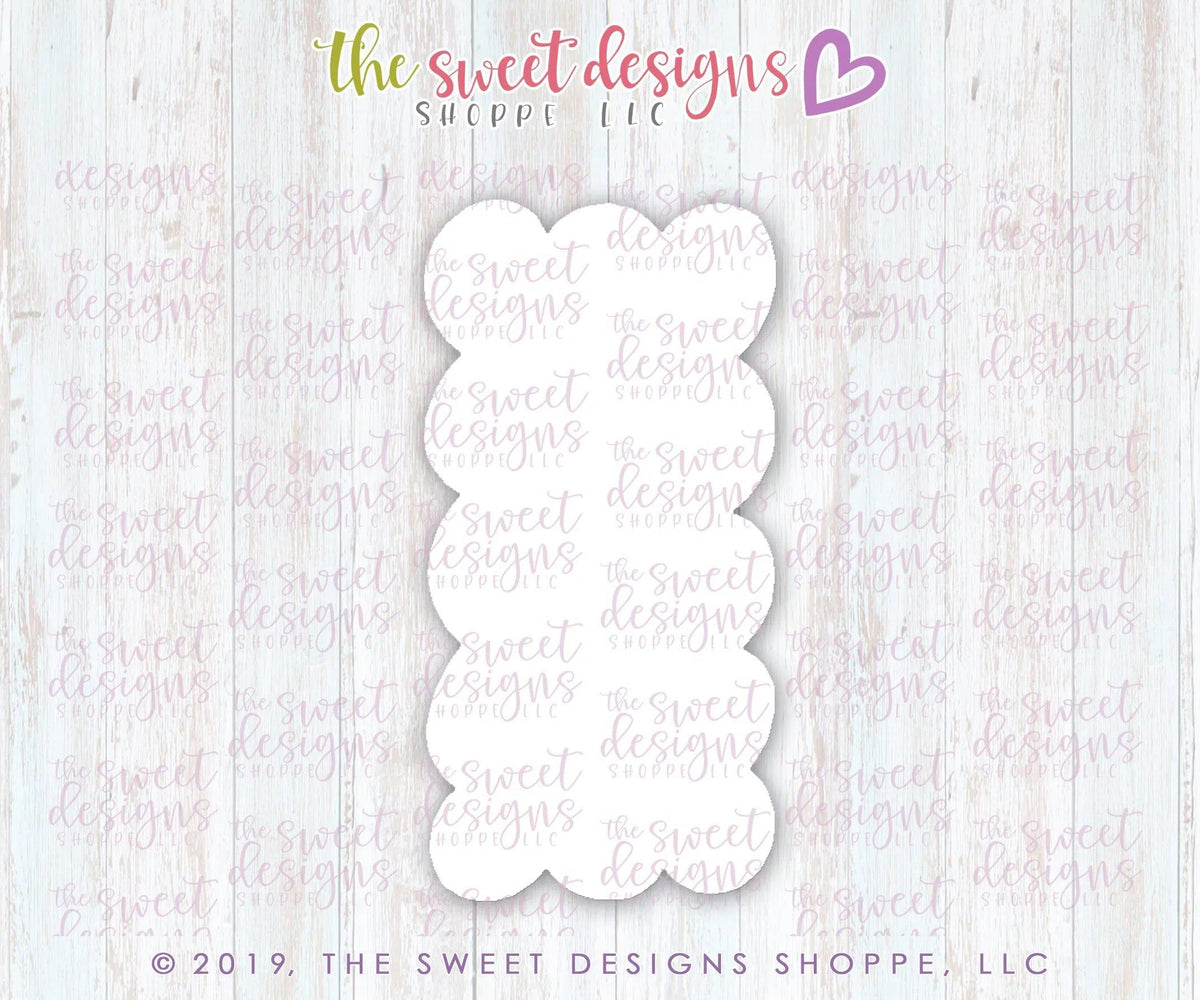 Cookie Cutters - Scallop Tall Stamp - Cookie Cutter - The Sweet Designs Shoppe - TSDS - - ALL,Cookie Cutter,Love,Promocode,Valentines