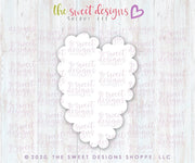 Cookie Cutters - Scallop Tallish Heart - Cookie Cutter - The Sweet Designs Shoppe - TSDS - - ALL,Cookie Cutter,Promocode,valentines,Wedding,Wedding Favors
