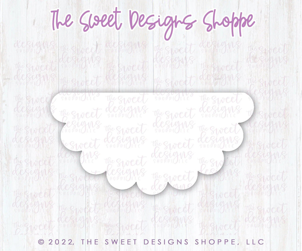 Cookie Cutters - Scalloped Fan Flag - Cookie Cutter - The Sweet Designs Shoppe - TSDS - - 4th,4th July,4th of July,ALL,Banner,Birthday,Cookie Cutter,fourth of July,Independence,New Year,Patriotic,Plaque,Plaques,PLAQUES HANDLETTERING,Promocode,STL,USA