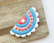 Cookie Cutters - Scalloped Fan Flag - Cookie Cutter - The Sweet Designs Shoppe - TSDS - - 4th,4th July,4th of July,ALL,Banner,Birthday,Cookie Cutter,fourth of July,Independence,New Year,Patriotic,Patriotric,Plaque,Plaques,PLAQUES HANDLETTERING,Promocode,STL,USA
