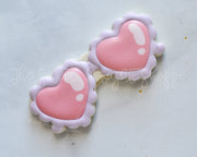 Cookie Cutters - Scalloped Heart Glasses - Cookie Cutter - The Sweet Designs Shoppe - TSDS - - Accesories,Accessories,accessory,ALL,Clothing / Accessories,Cookie Cutter,drink,Promocode,STL,valentine,valentines