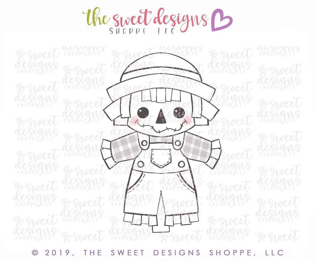 Cookie Cutters - Scarecrow - Cookie Cutter - The Sweet Designs Shoppe - - 2018, ALL, Autumn, Cookie Cutter, Fall, Fall / Halloween, Fall / Thanksgiving, Food, Food & Beverages, Fruits and Vegetables, Halloween, Halloween / Fall / Thanksgiving, Promocode, Pumpkin, thanksgiving