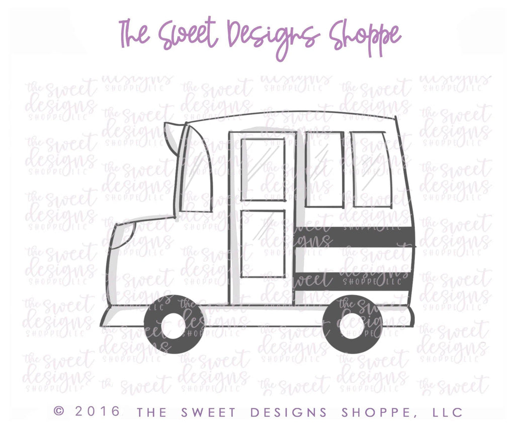 Cookie Cutters - School Bus V2 - Cookie Cutter - The Sweet Designs Shoppe - TSDS - - ALL,art,back to school,Cookie Cutter,Grad,graduations,kids,Kids / Fantasy,Promocode,School,School / Graduation,transportation