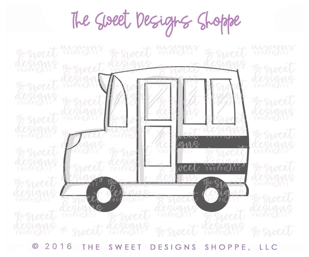 Cookie Cutters - School Bus V2 - Cookie Cutter - The Sweet Designs Shoppe - - ALL, art, back to school, Cookie Cutter, Grad, graduations, kids, Kids / Fantasy, Promocode, School, School / Graduation, transportation