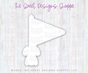 Cookie Cutters - School Pennant - Cookie Cutter - The Sweet Designs Shoppe - TSDS - - ALL,back to school,Birthday,Cookie Cutter,flag,happybirthdday,Party,Plaque,Plaques,PLAQUES HANDLETTERING,Promocode,School,School / Graduation,school supplies,STL