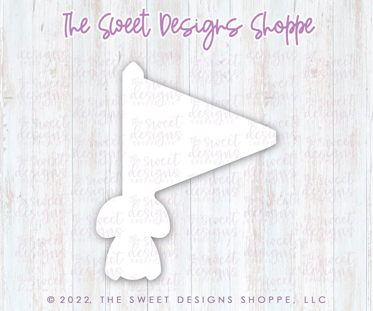 Cookie Cutters - School Pennant - Cookie Cutter - The Sweet Designs Shoppe - TSDS - - ALL,back to school,Birthday,Cookie Cutter,flag,happybirthdday,Party,Plaque,Plaques,PLAQUES HANDLETTERING,Promocode,School,School / Graduation,school supplies,STL