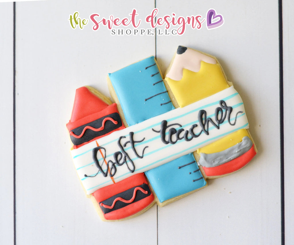 Cookie Cutters - School Plaque v2- Cookie Cutter - Sweet Designs Shoppe - - ALL, Cookie Cutter, Grad, graduations, Plaque, Promocode, school, School / Graduation