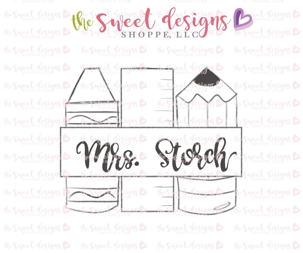 Cookie Cutters - School Plaque v2- Cookie Cutter - The Sweet Designs Shoppe - TSDS - - ALL,Cookie Cutter,Grad,graduations,Plaque,Promocode,school,School / Graduation