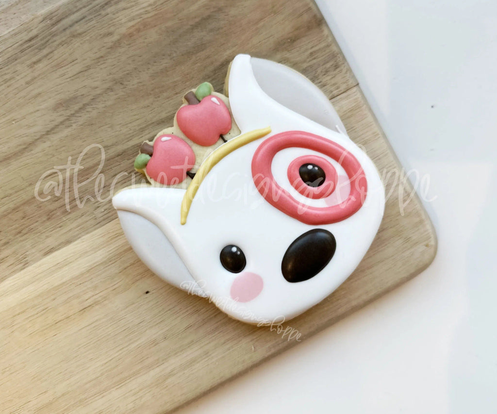 Cookie Cutters - School Shopping Dog Face - Cookie Cutter - The Sweet Designs Shoppe - TSDS - - ALL,Animal,Animals,Animals and Insects,back to school,Cookie Cutter,dog,dog face,dogface,Misc,Miscelaneous,Miscellaneous,Promocode,School,STL,target