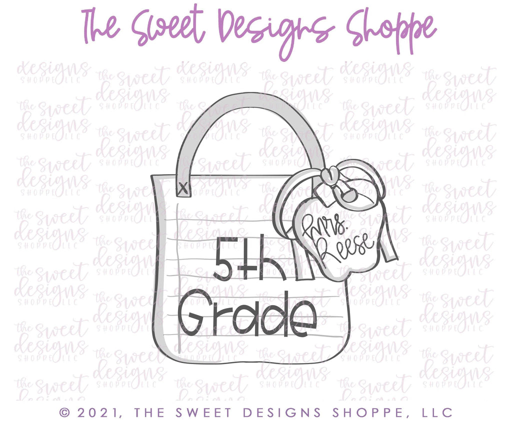 Cookie Cutters - School Teacher Bag - Cookie Cutter - The Sweet Designs Shoppe - TSDS - - Accesories,ALL,back to school,Clothing / Accessories,Cookie Cutter,Fashion,Girl,Grad,graduations,homeschool,Promocode,School,School / Graduation,School Bus,school supplies