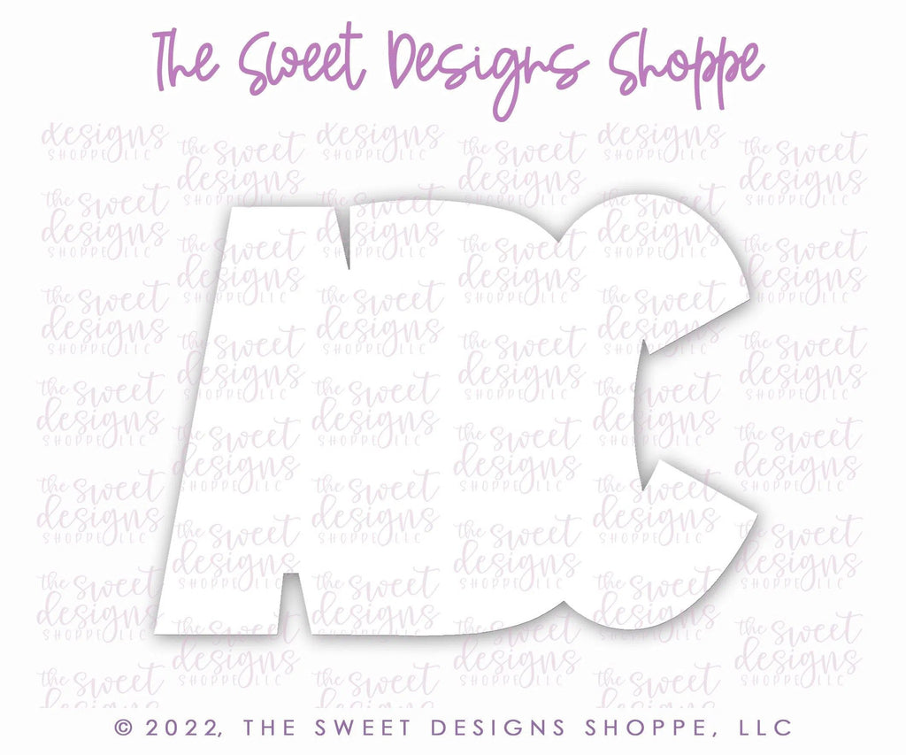 Cookie Cutters - Script "ABC" Caps - Cookie Cutter - The Sweet Designs Shoppe - TSDS - - ABC,ALL,back to school,Cookie Cutter,handlettering,letter,Lettering,Letters,letters and numbers,Plaque,Plaques,PLAQUES HANDLETTERING,Promocode,School,School / Graduation,school supplies,text