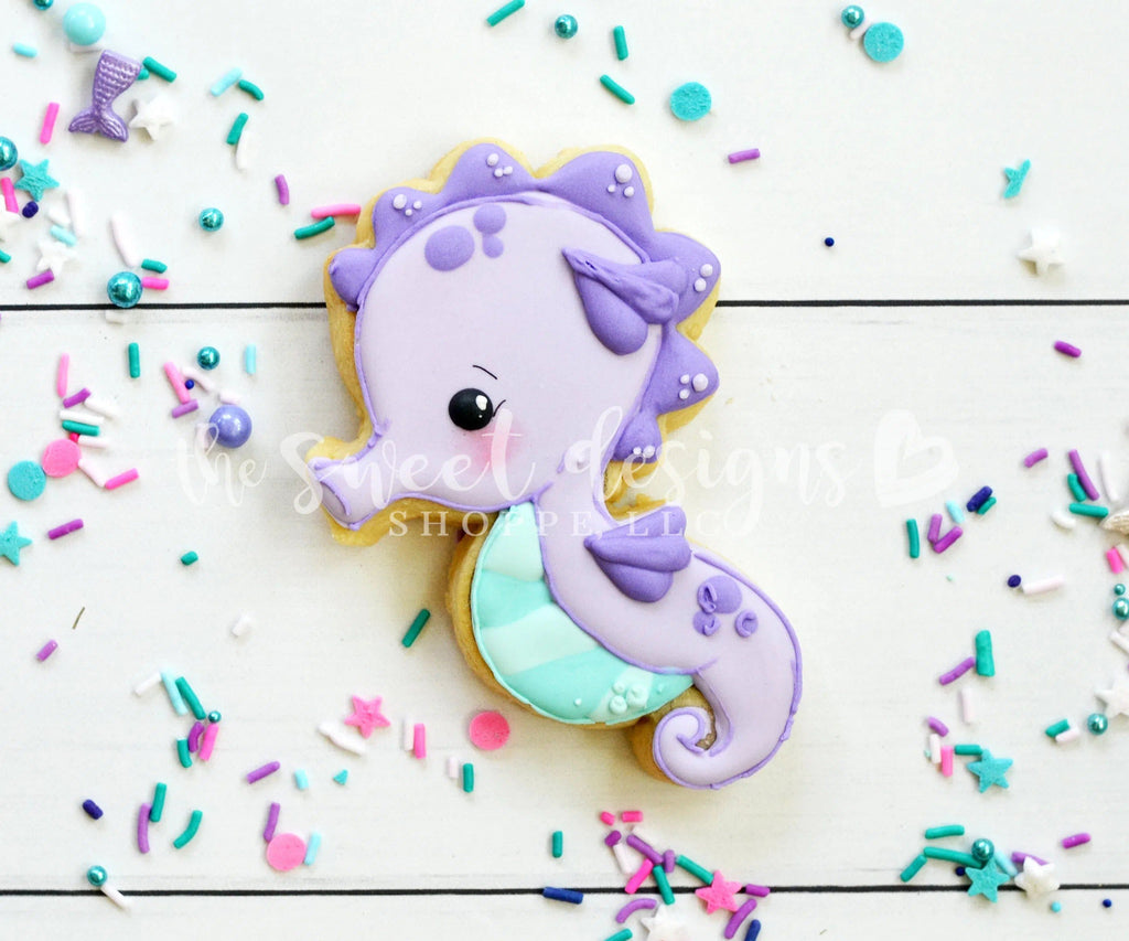 Cookie Cutters - Seahorse - Cookie Cutter - The Sweet Designs Shoppe - TSDS - - ALL,Animal,Animals,beach,Cookie Cutter,Fantasy,Promocode,sand,STL,summer,under the sea