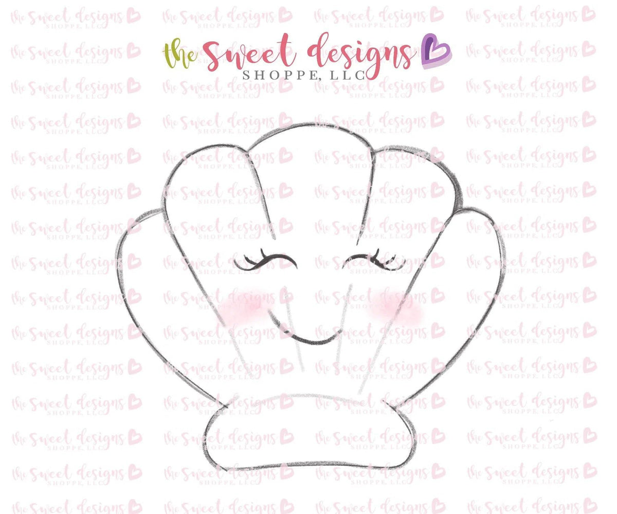 Cookie Cutters - Seashell - Cookie Cutter - The Sweet Designs Shoppe - TSDS - - ALL,beach,Cookie Cutter,Ocean,Promocode,sand,Seashell,Shell,STL,summer,under the sea