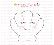Cookie Cutters - Seashell - Cookie Cutter - The Sweet Designs Shoppe - TSDS - - ALL,beach,Cookie Cutter,Ocean,Promocode,sand,Seashell,Shell,STL,summer,under the sea