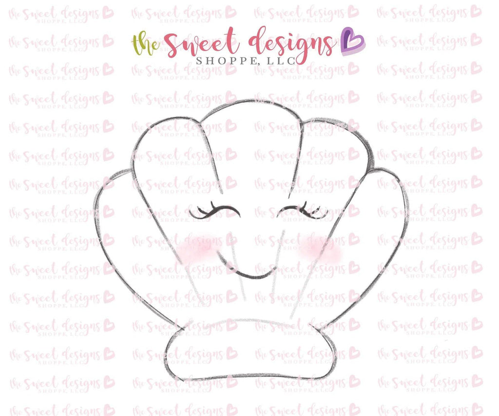Cookie Cutters - Seashell - Cookie Cutter - The Sweet Designs Shoppe - TSDS - - ALL,beach,Cookie Cutter,Ocean,Promocode,sand,Seashell,Shell,STL,summer,under the sea