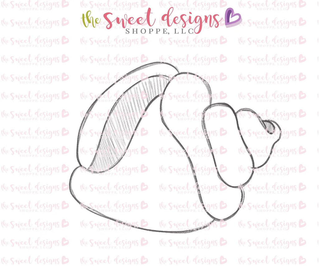 Cookie Cutters - Seashell Four - Cookie Cutter - Sweet Designs Shoppe - - ALL, beach, Cookie Cutter, Ocean, Promocode, sand, Seashell, Shell, summer, under the sea