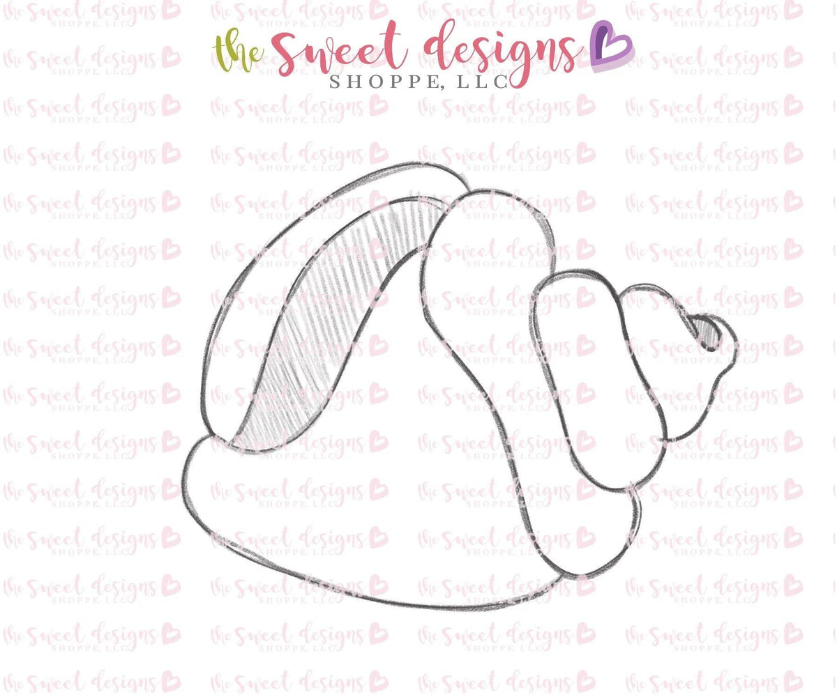 Cookie Cutters - Seashell Four - Cookie Cutter - The Sweet Designs Shoppe - TSDS - - ALL,beach,Cookie Cutter,Ocean,Promocode,sand,Seashell,Shell,STL,summer,under the sea
