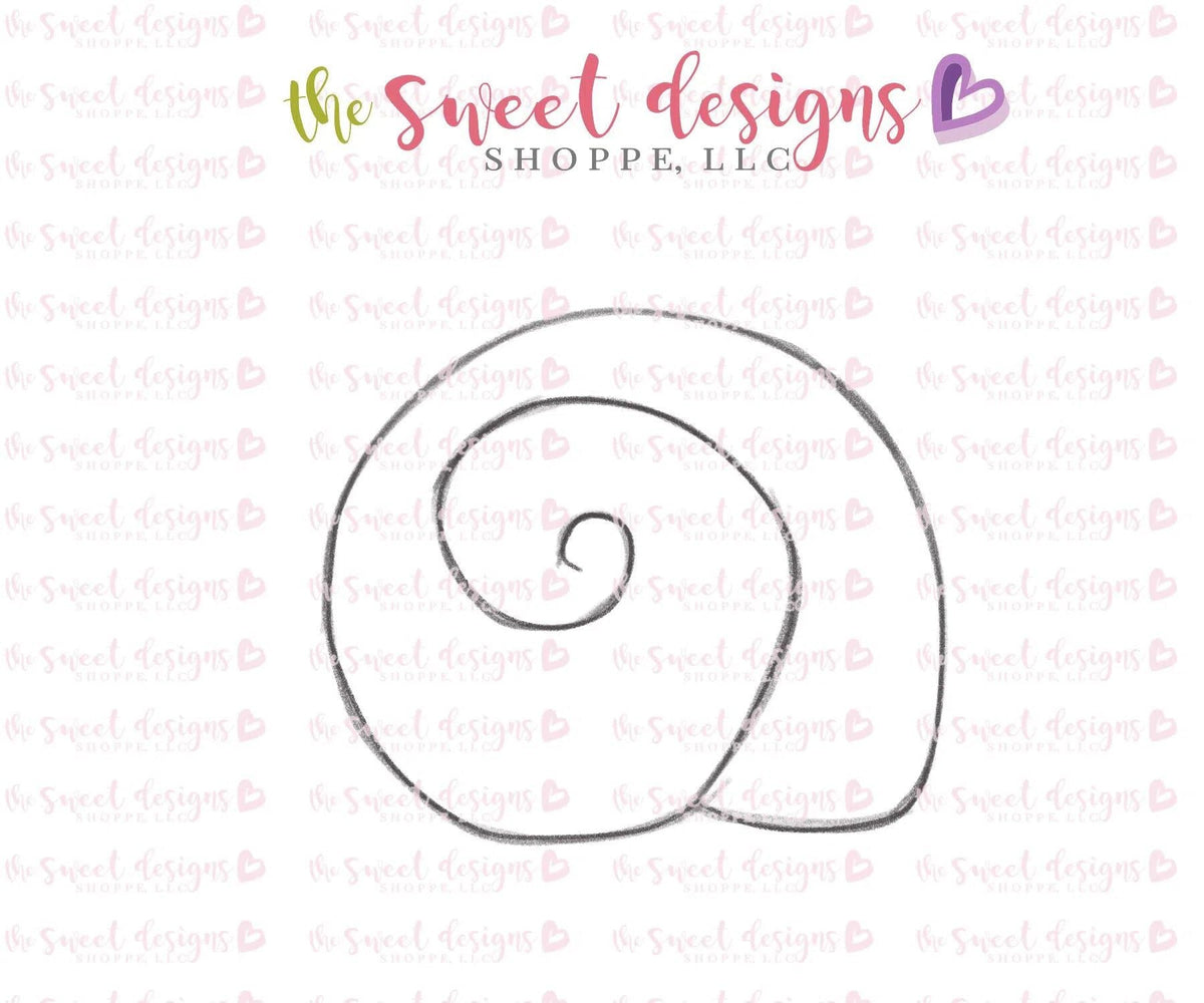 Cookie Cutters - Seashell Two - Cookie Cutter - The Sweet Designs Shoppe - TSDS - - ALL,beach,Cookie Cutter,Ocean,Promocode,sand,Seashell,Shell,STL,summer,under the sea