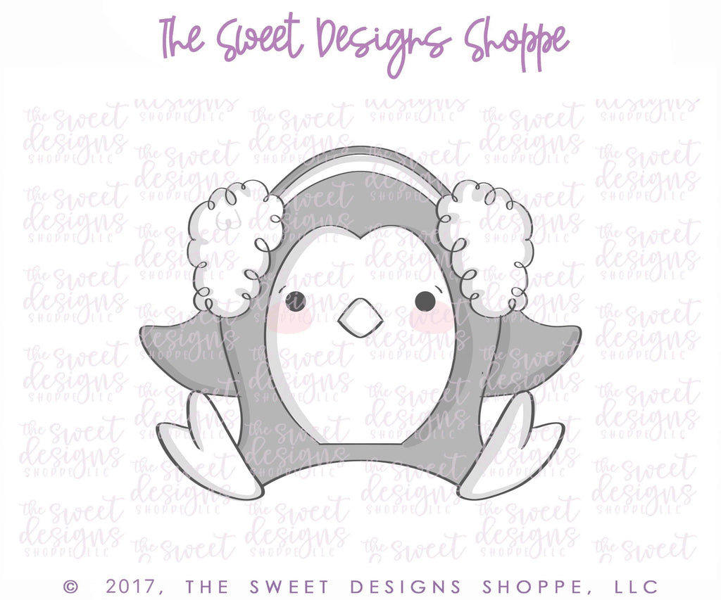 Cookie Cutters - Second Penguin in Totem - Cookie Cutter - The Sweet Designs Shoppe - - ALL, Animal, Christmas, Christmas / Winter, Cookie Cutter, Promocode, Snow, Winter