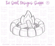 Cookie Cutters - Set for BellaDonna Cookies Class - Autumn Fireside - Set of 5 Cookie Cutters - Online Class not Included - The Sweet Designs Shoppe - TSDS - - ALL,BellaDonna,BellaDonna Cookies,belladonnacookies,campfire,Camping,Christmas / Winter,class,Cookie Cutter,Fall,Fall / Thanksgiving,Halloween / Fall / Thanksgiving,online,Promocode,regular sets,set,sets,STL,thanksgiving,Winter