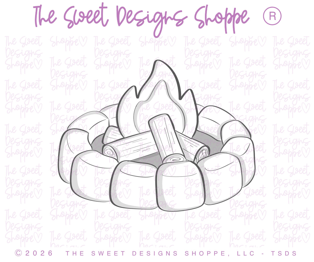 Cookie Cutters - Set for BellaDonna Cookies Class - Autumn Fireside - Set of 5 Cookie Cutters - Online Class not Included - The Sweet Designs Shoppe - TSDS - - ALL,BellaDonna,BellaDonna Cookies,belladonnacookies,campfire,Camping,Christmas / Winter,class,Cookie Cutter,Fall,Fall / Thanksgiving,Halloween / Fall / Thanksgiving,online,Promocode,regular sets,set,sets,STL,thanksgiving,Winter